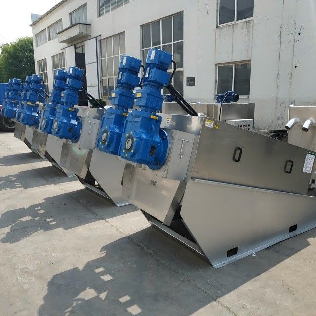 Multi Purpose Screw Press Dehydrator Mesin Filter Volute Screw Filter yang sepenuhnya otomatis