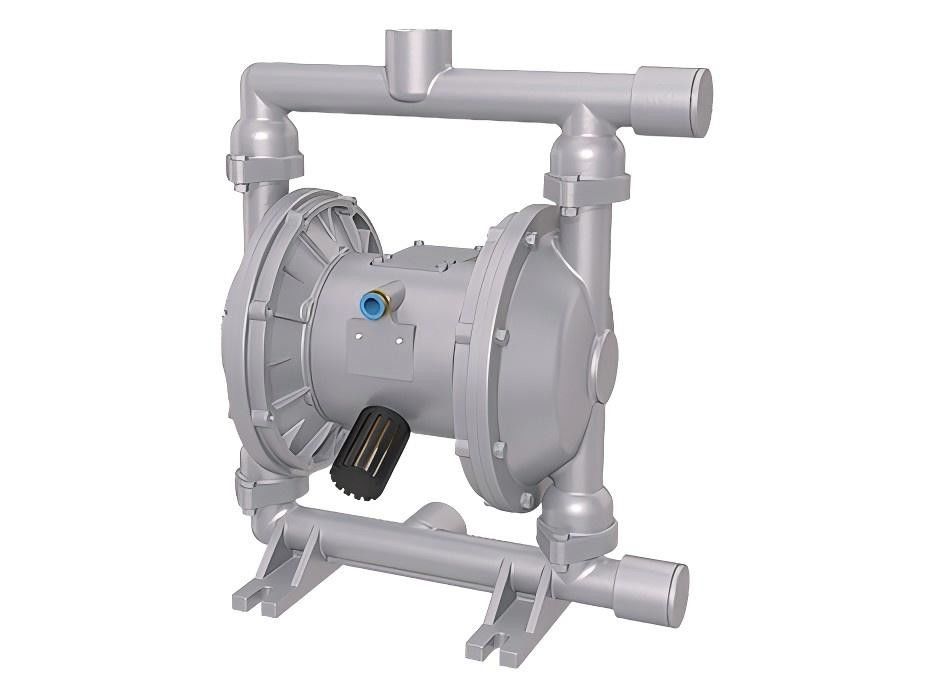 QBK Tipe Pneumatic Diaphragm Pump Air dioperasikan Double Diaphragm Pump 1.5kgs