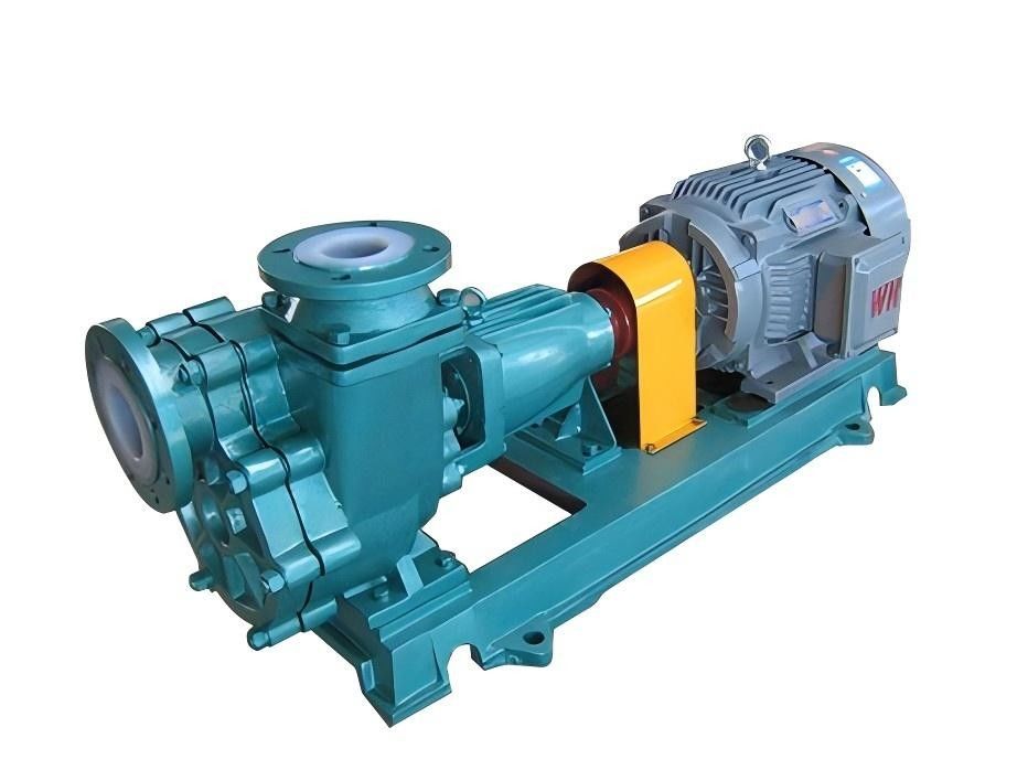 FZB Tipe Fluorine Plastic Self Priming Pump / Fluorine Lining Centrifugal Pump