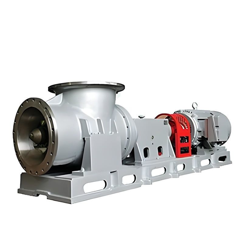 Titanium Monel Low Head Axial Flow Pump tahan korosi untuk penguapan klorida