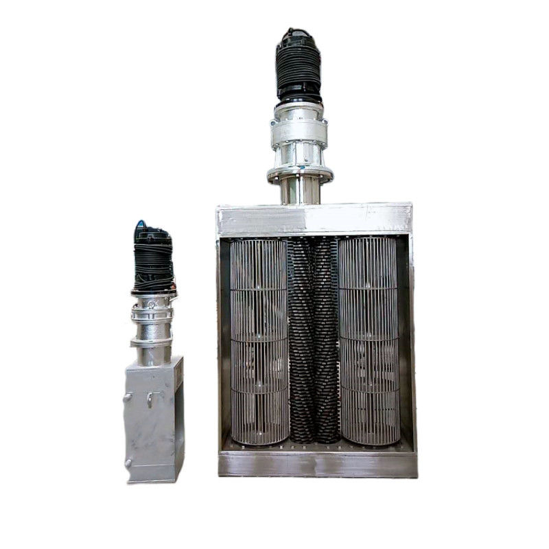 Grinder limbah karbon dan stainless steel yang dapat disesuaikan untuk saluran kecil dan asupan air aliran rendah