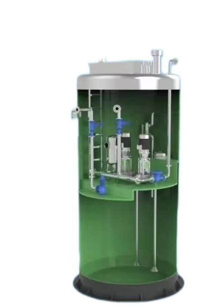 Stasiun pompa pasokan air stainless steel khusus untuk pasokan air kota dan sekunder