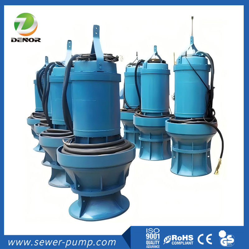 ODM OEM Elbow Pump 10M3/H-35000M3/H Axial Flow Propeller Pump 1-25m Kepala Untuk Pump Station