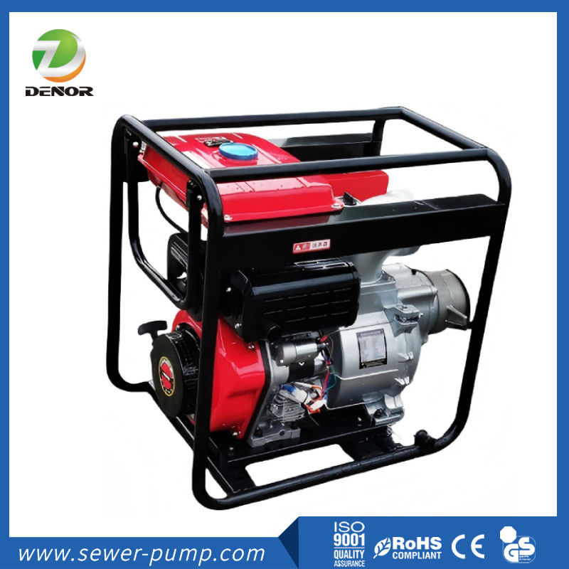 5 HP Pompa Diesel Portable 4 Inch 6 Inch Pertanian Irigasi Pompa Air Seluler Untuk Pertanian