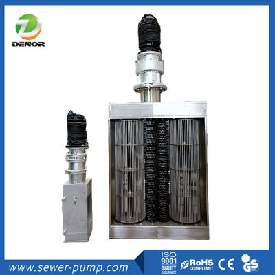 Customizable Carbon and Stainless Steel Sewage Grinder for Small Channels and Low Flow Water Intakes