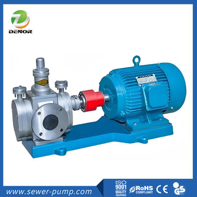 Marine YCB Hydraulic Circular Gear Pump , High Viscous Fluid Pump For Diesel