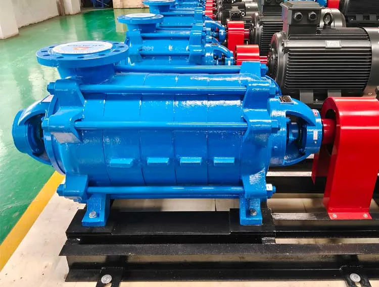 Pompa air sentrifugal multi-tahap horisontal listrik untuk sistem pendinginan 0