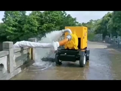 Large Capacity Diesel Pump Truck For Natural Disaster Relief And Sewage Treatment